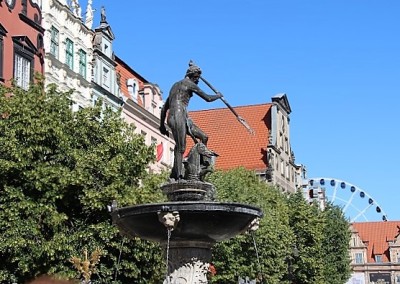 фонтан Нептуна в Гданьске