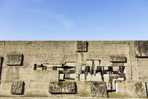 The Wall at Pawiak Prison Museum