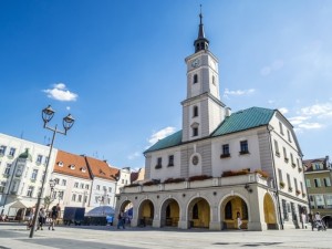City hall in Gliwice downtown, Poland, Europe