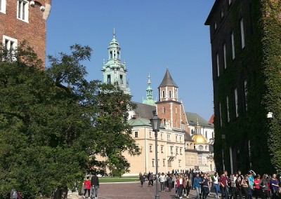Вид на Кафедральный собор Вавеля
